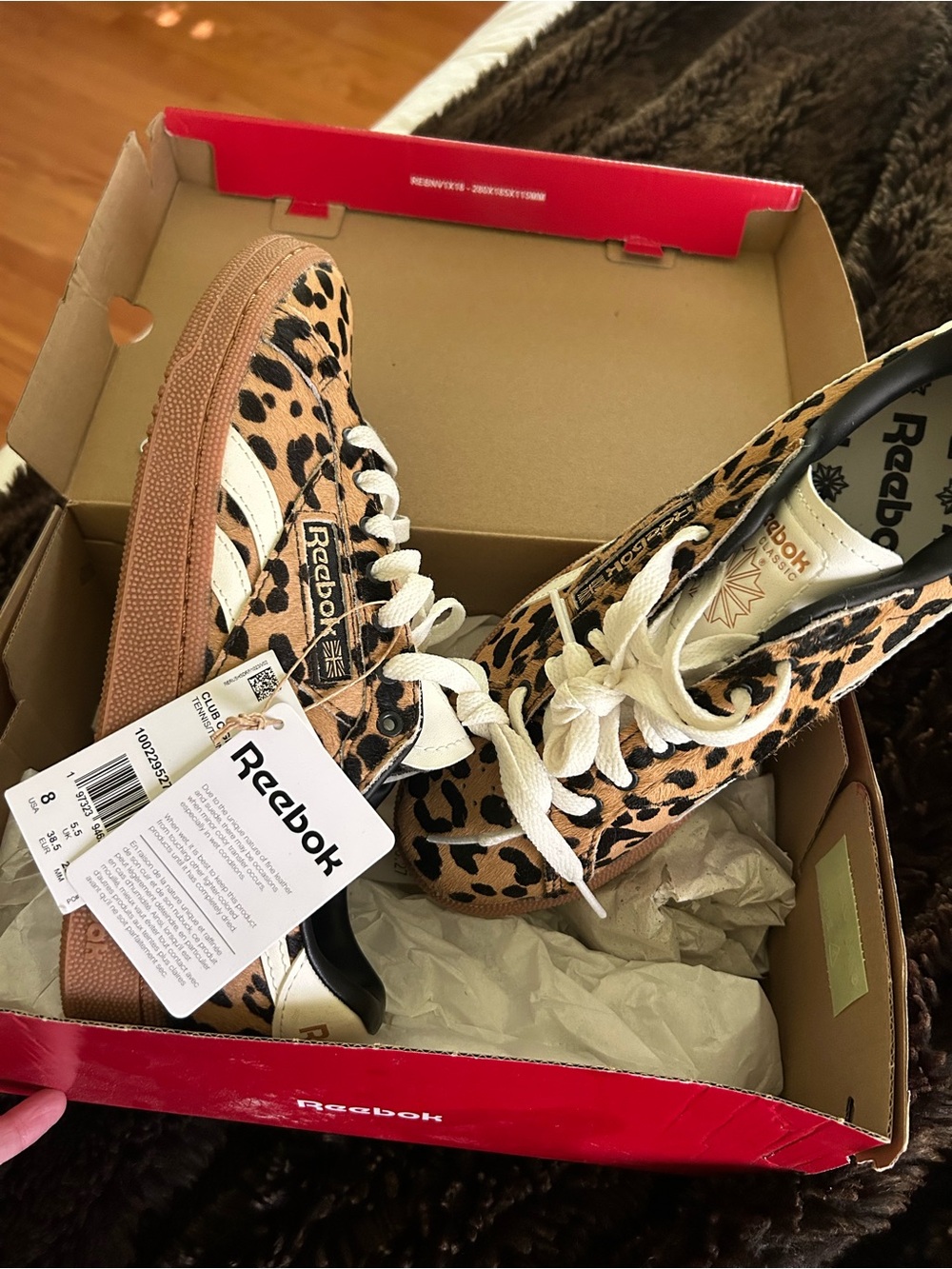 Reebok cheetah sneakers